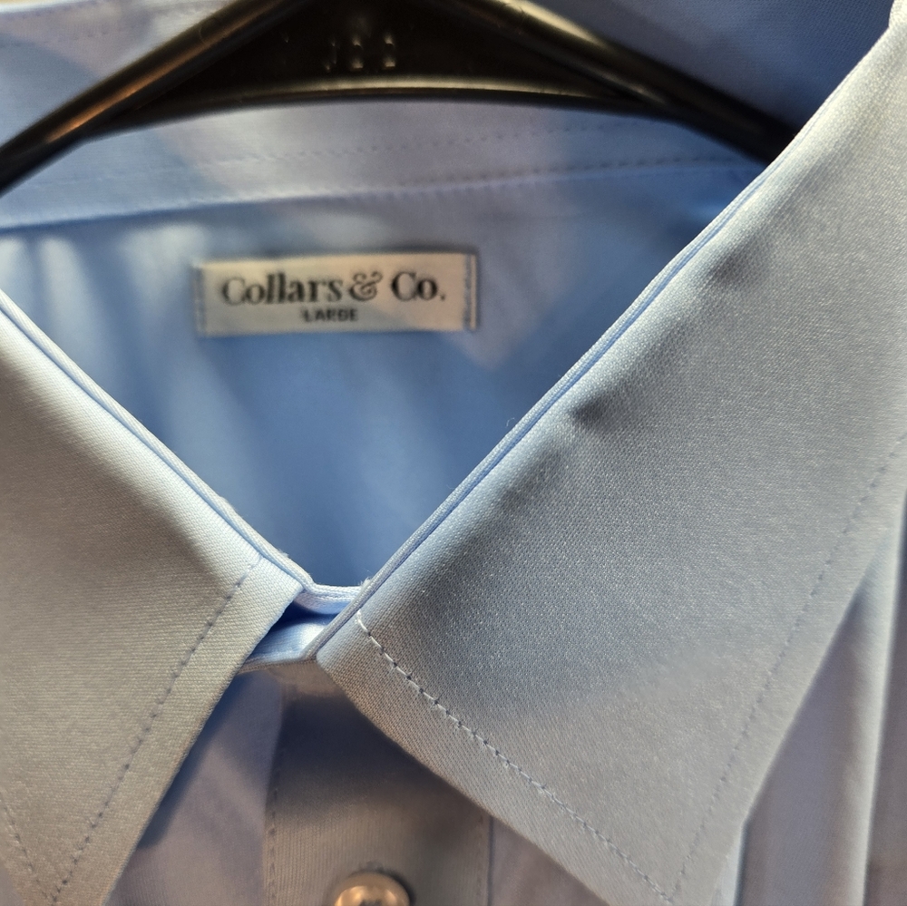 Lot of 3 Collars and Co Men's Size Large Polo Dress Shirts New with Tags & NWOT. - Picture 3 of 6